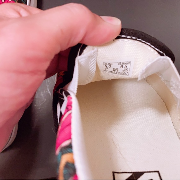 New Vans Classic Slip On Size 5 Leopard Animal Print Checkers Cheetah Sneakers - Picture 4 of 5